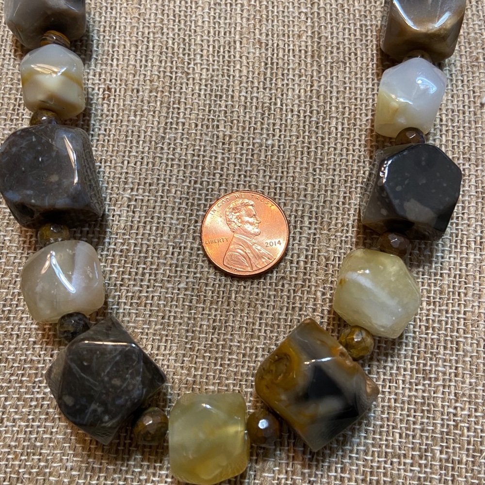 Multi-gemstone Statement Necklace - Picture 3 of 6